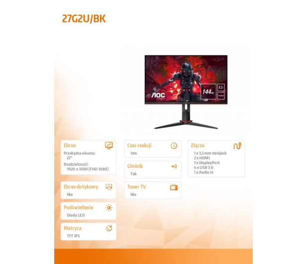 AOC 27G2U - 511822 - zdjęcie 37
